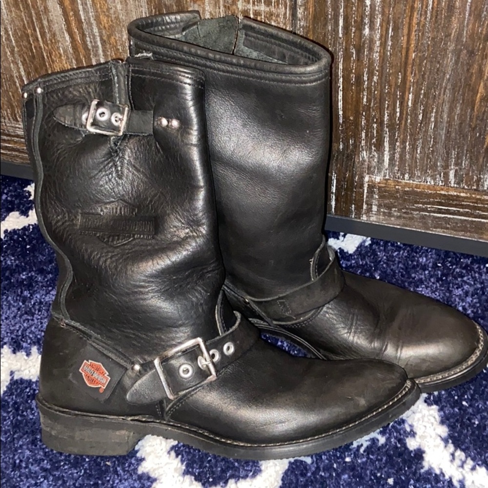Harley Davidson Leather Boots